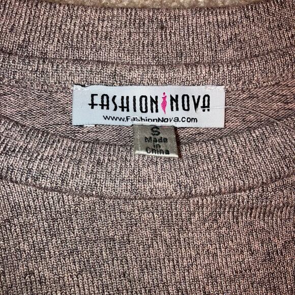 Pink crop top Fashion Nova Netflix and chill set - Picture 5 of 6